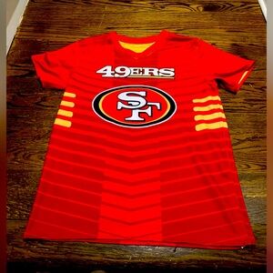 Official NFL flag San Francisco 49ers jersey reversible youth XL